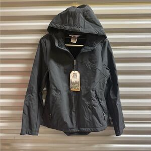 Women's Avalanche Black Hooded Jacket